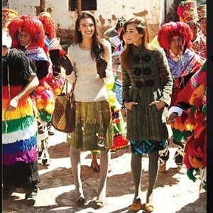 Feathered Village Skirt